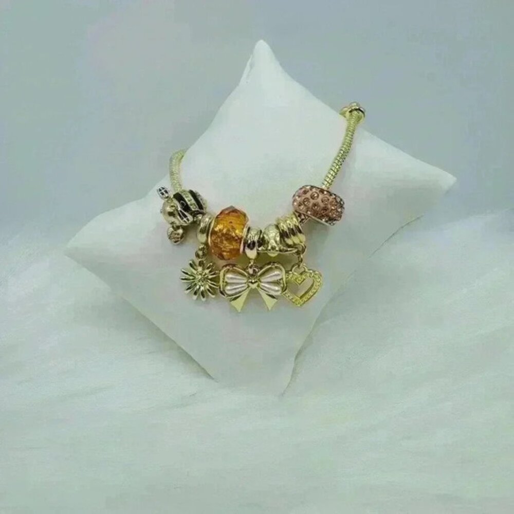 Gold Charms Bracelet